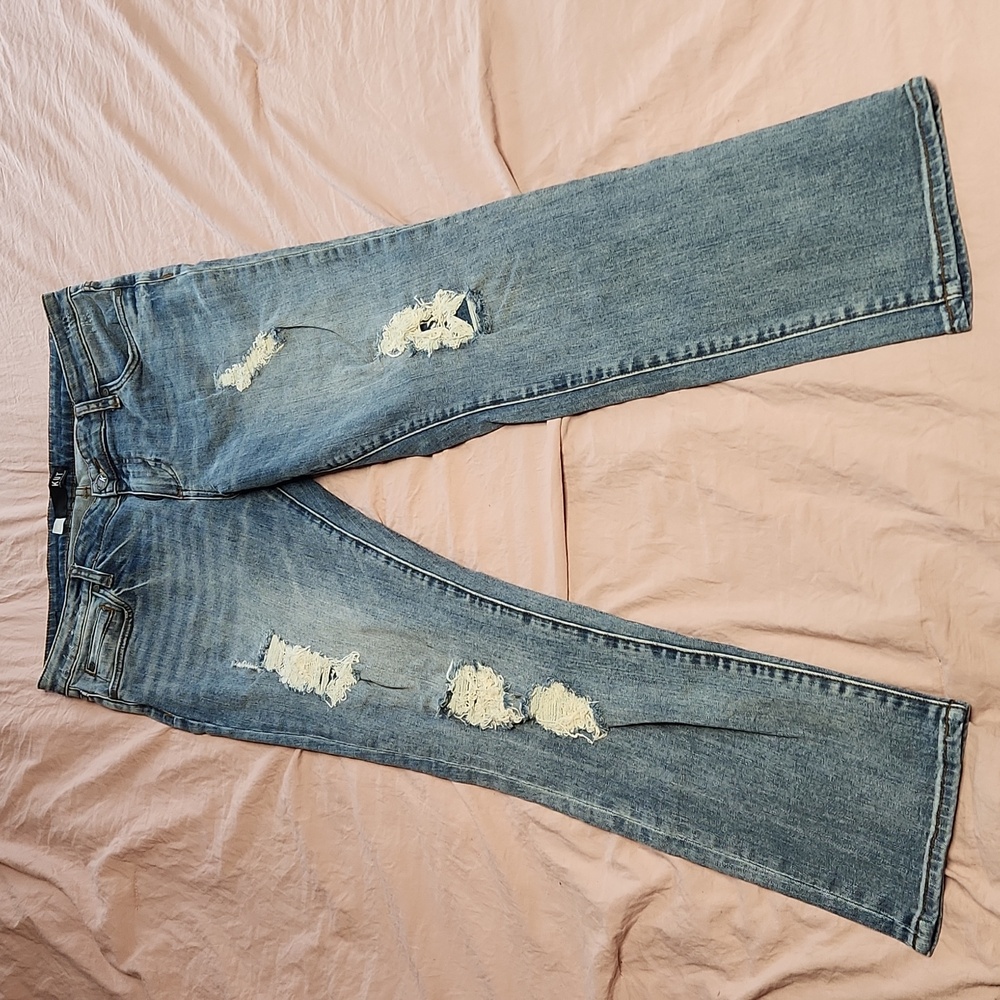 Kut From The Kloth Catherine Boyfriend Distressed Jeans Size 12